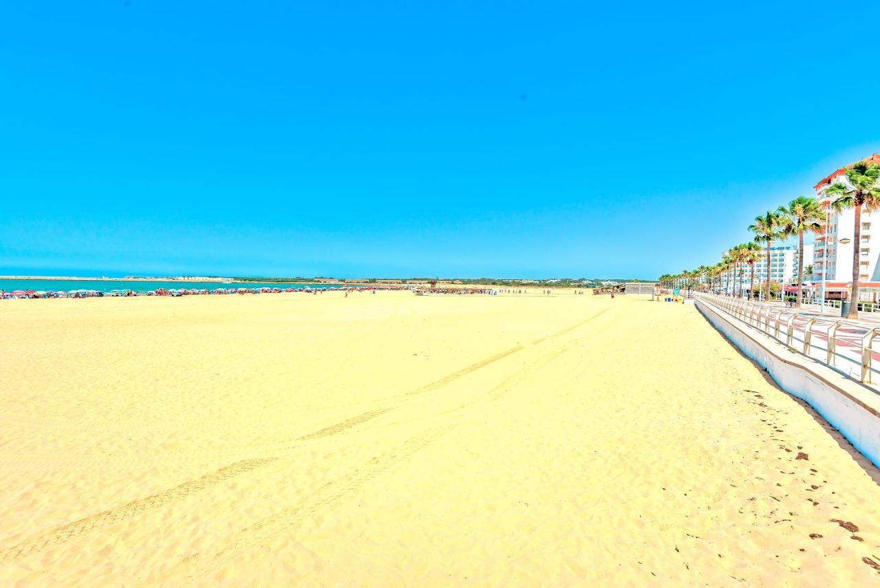 Ocean View Beach Apartment With Pool & Balconies El Puerto de Santa María Exterior foto
